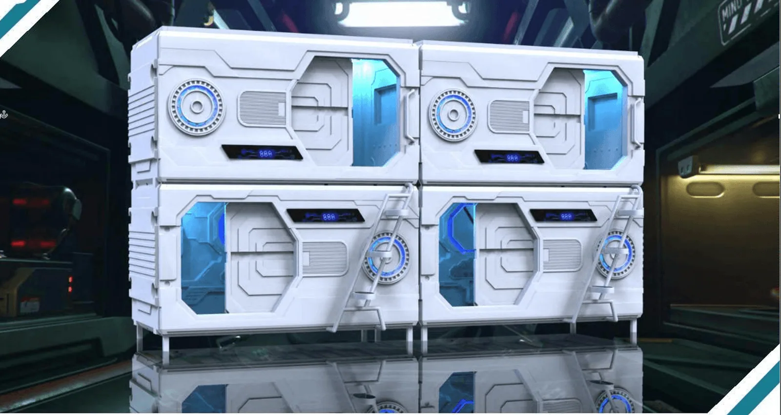 SPACE Series - Horizontal Single - Premium capsule bed - Image 1 of 3